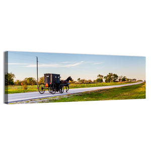 Horse and Buggy Amish Oklahoma Wall Art