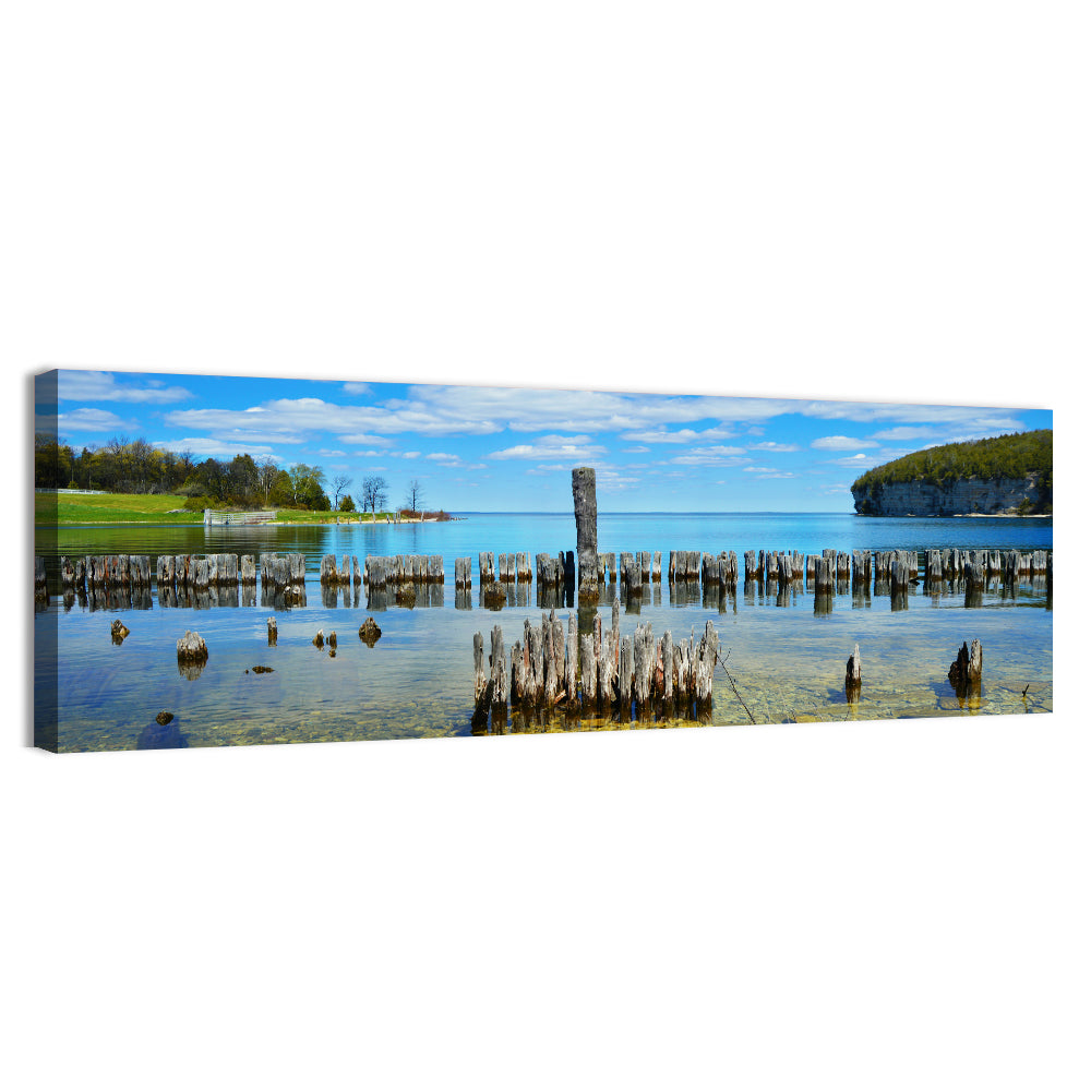 Big Bay De Noc Garden View Wall Art