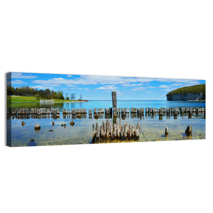 Big Bay De Noc Garden View Wall Art