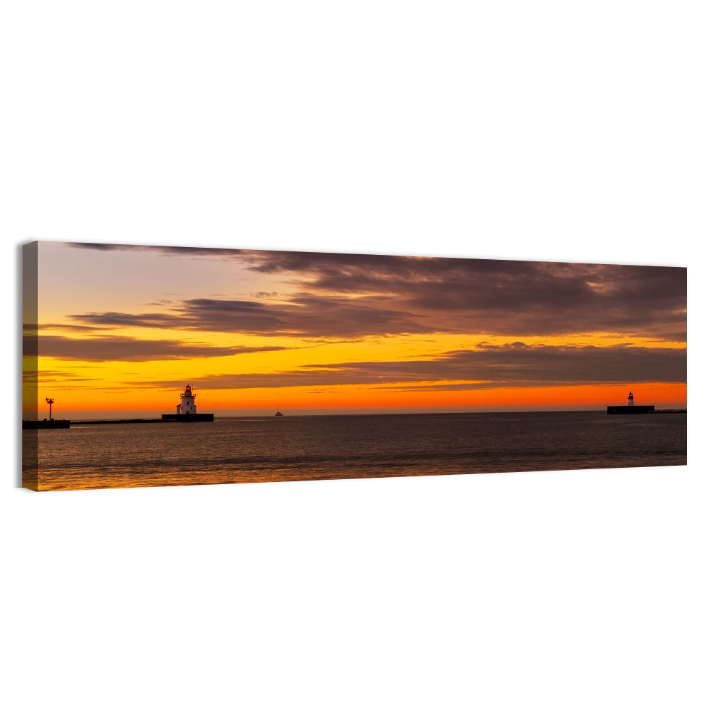 Lake Erie Twin Beacons Wall Art