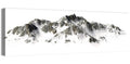 Winter Snow-capped Mountain Range Wall Art