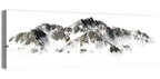 Winter Snow-capped Mountain Range Wall Art