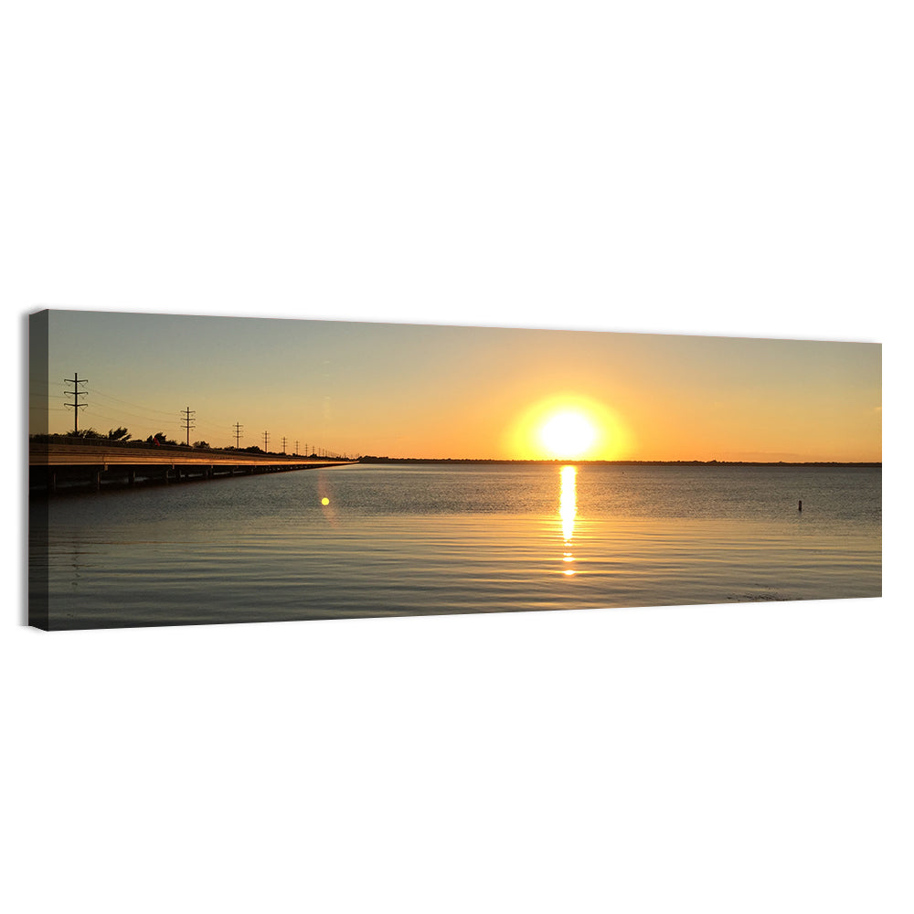Lake Ray Hubbard Sunset Reflection Wall Art