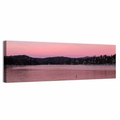 Lake Arrowhead Sunset Reflection Wall Art
