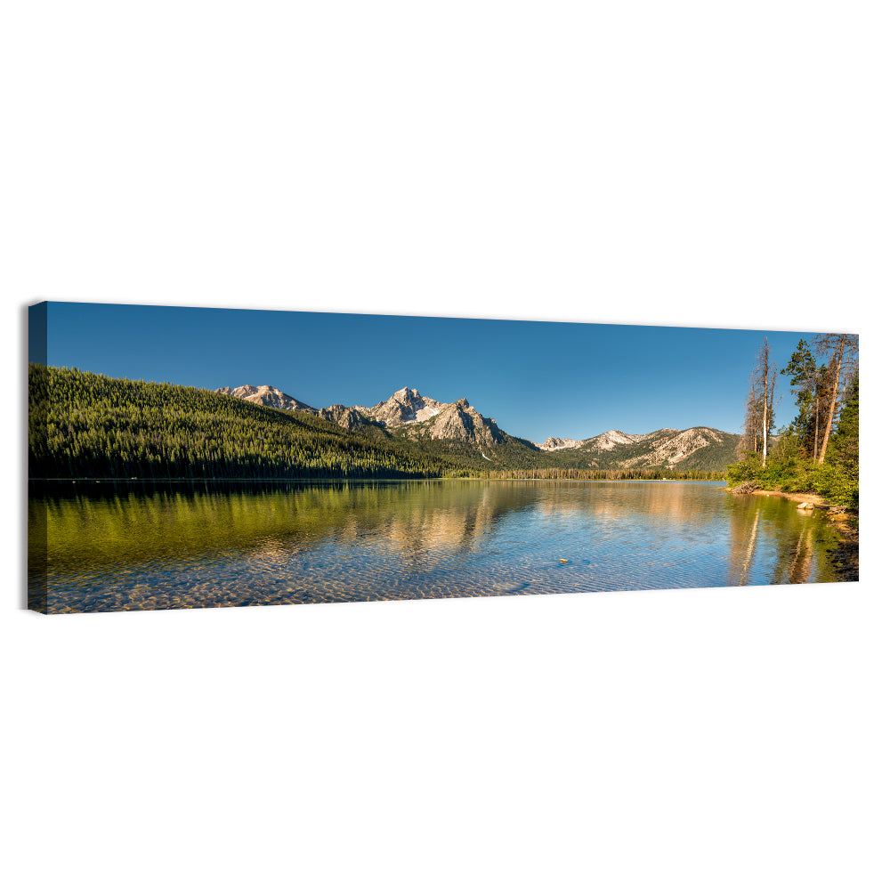 Morning Light at Stanley Lake Wall Art