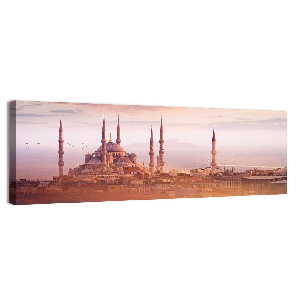 Blue Mosque Sunset, Istanbul Wall Art