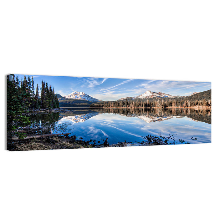 Sparks Lake Reflection Wall Art as a canvas print