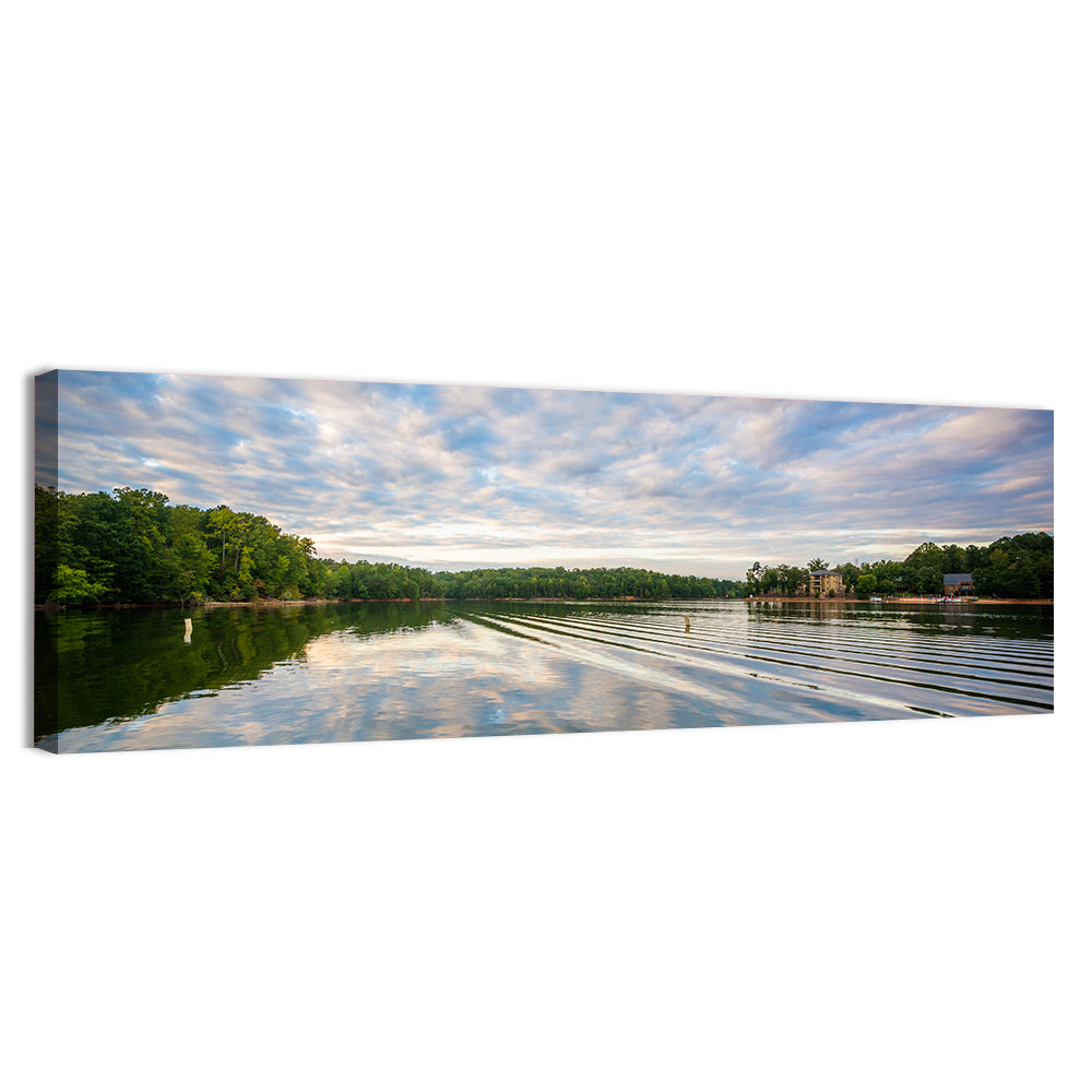 Cloudy Lake Norman Landscape Wall Art