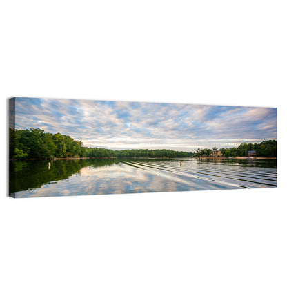 Cloudy Lake Norman Landscape Wall Art