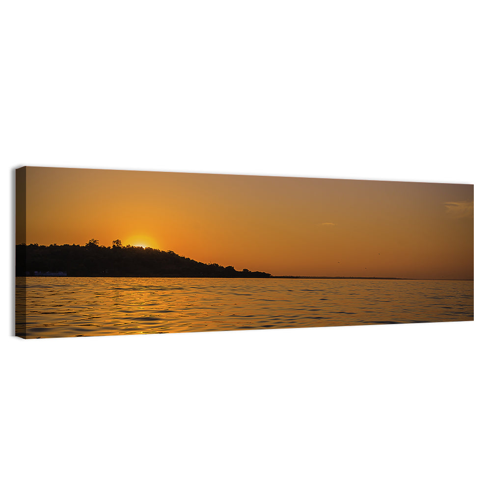 Bhopal Lake at Sunset Wall Art