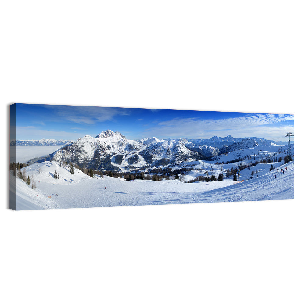 Nassfeld Ski Resort View Wall Art