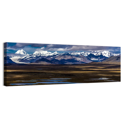 Mount Hess and Mount Debora with Wetlands Wall Art