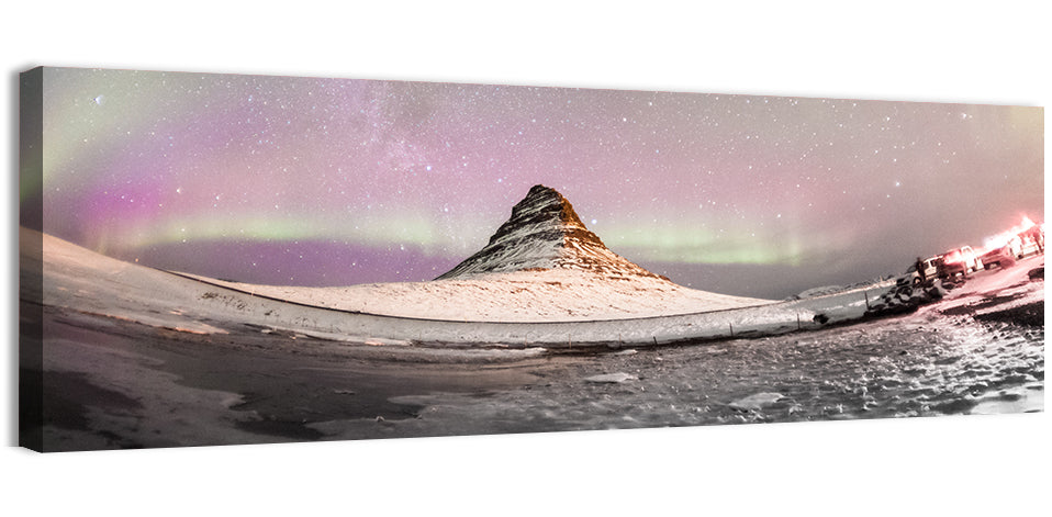 Aurora Over Kirkjufell Wall Art