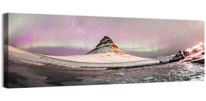 Aurora Over Kirkjufell Wall Art