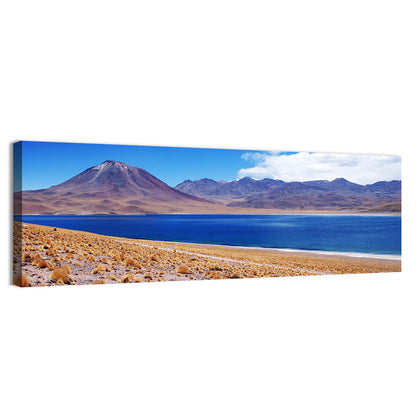 Miscanti Lagoon and Miñiques Volcano Wall Art