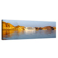 Lake Nasser Cruise Ship at Golden Hour Wall Art