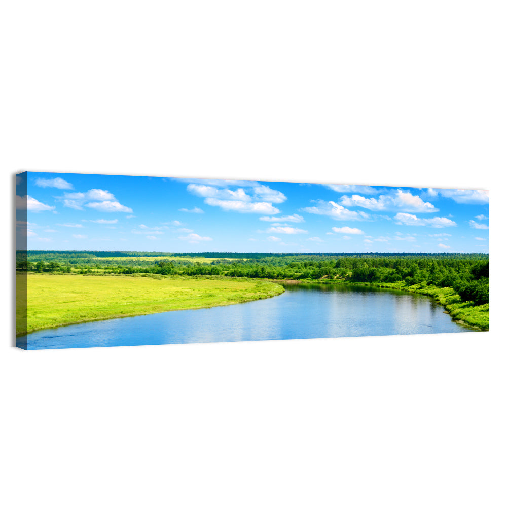 Blue River Meadow Wall Art