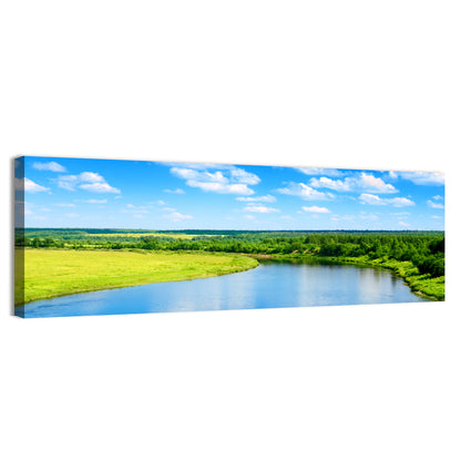 Blue River Meadow Wall Art