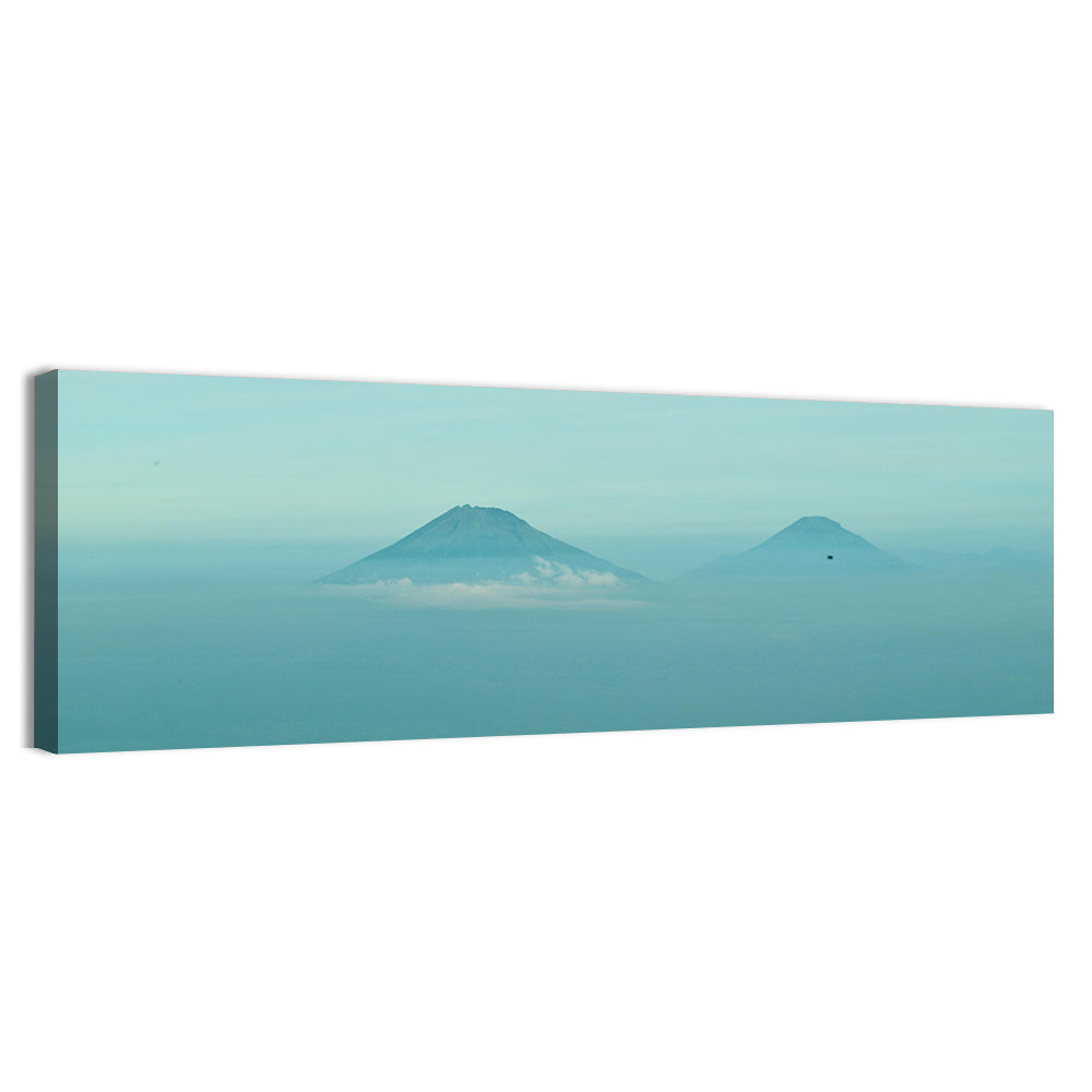 Sumbing and Sindoro Volcanoes Wall Art