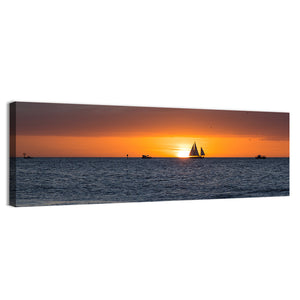 Florida Sea Sunset Wall Art