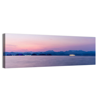 Hangzhou Thousand Island Lake at Dusk Wall Art