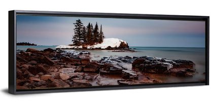 Lake Superior Winter Shore Wall Art