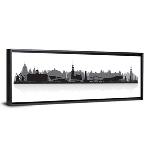 Amsterdam City Skyline Wall Art