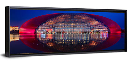Ncpa Beijing Night Reflection Wall Art