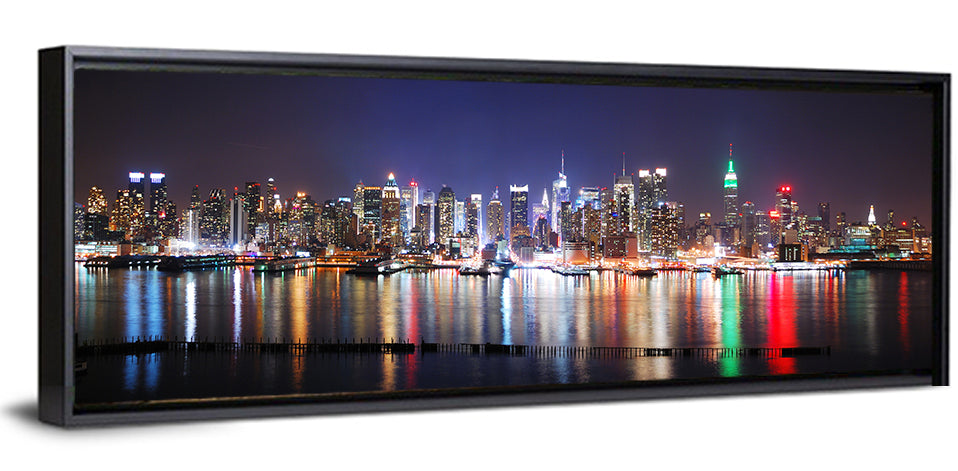 New York Skyline Reflection Wall Art