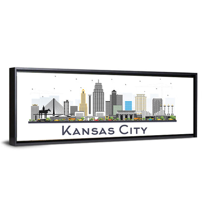 Kansas City Skyline Wall Art