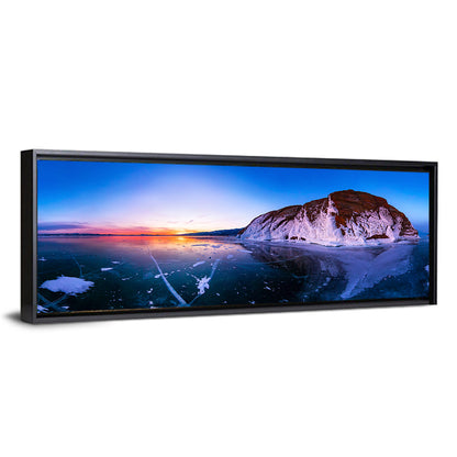 Lake Baikal Winter Sunset Wall Art
