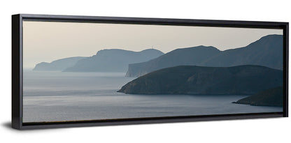 Kalymnos Shore at Blue Hour Wall Art