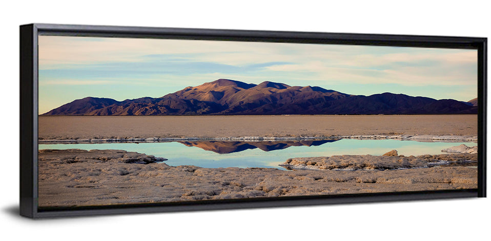 Salinas Grande Salt Flat Reflection Wall Art