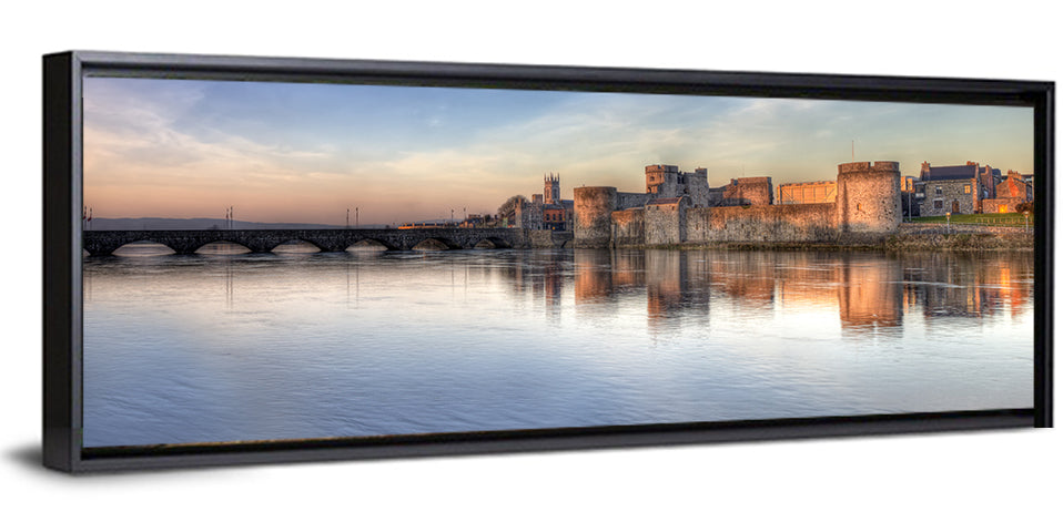 King John's Castle at Sunset Wall Art