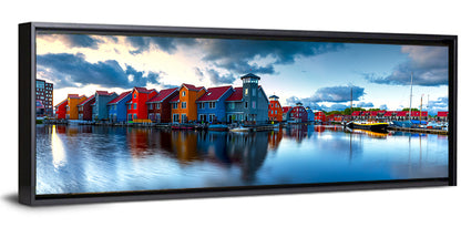 Groningen Port Sunrise Wall Art