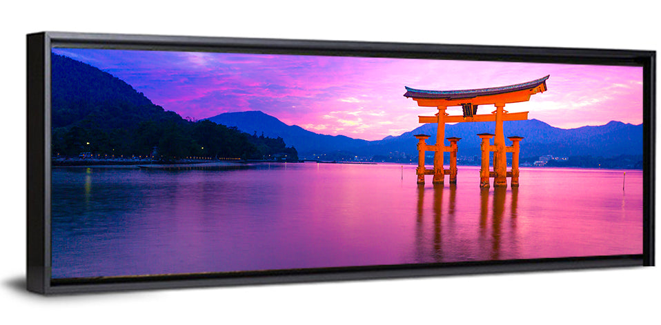 Miyajima Torii at Sunset Wall Art