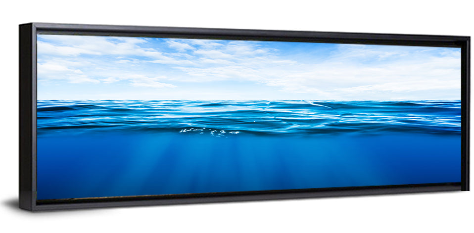 Split-level Ocean Sunlight Wall Art