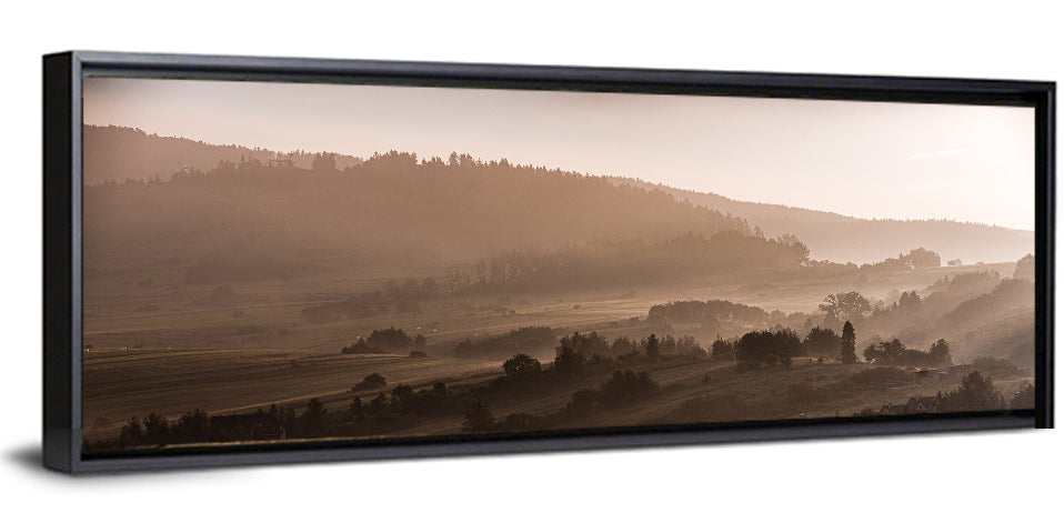 Misty Morning Lake Czorszczynskie Wall Art