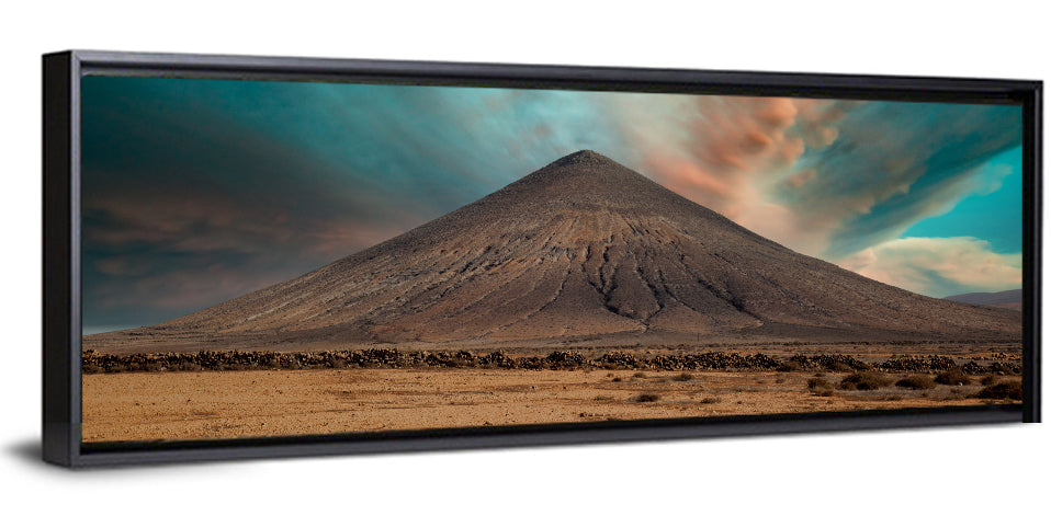Volcanic Cone at Golden Hour Wall Art