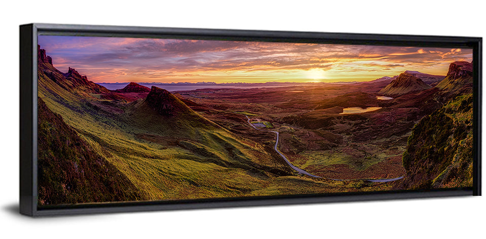 Quiraing Isle of Skye Sunset Wall Art