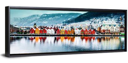 Bryggen Waterfront, Bergen Wall Art