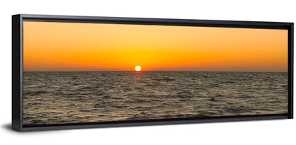 Golden Sunset Over Lake Ijssel Wall Art