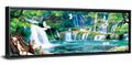 Heavenly Waterfall Scene Wall Art