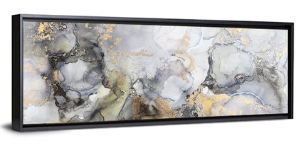 Gold Foil Marble Abstract Wall Art