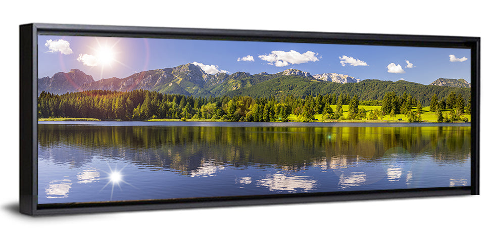 Bavarian Alpine Lake Reflection Wall Art