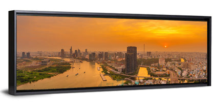 Landmark 81 Golden Hour Skyline Wall Art