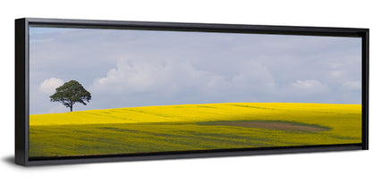 Mountain Rapeseed Field Wall Art