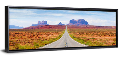 Highway 163 Into Monument Valley Wall Art