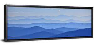 Foggy Mountains Valley Wall Art