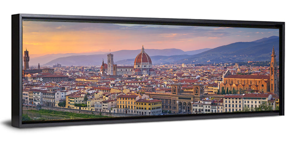 Florence Duomo Skyline at Golden Hour Wall Art